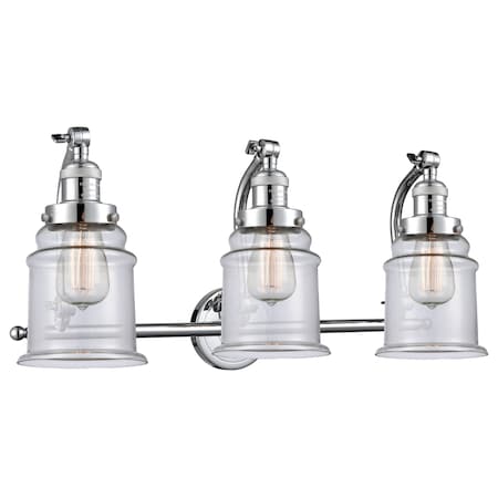 Innovations Lighting 3 Light Canton 28 Inch Bathroom Fixture, 689851 515-3W-PC-G182